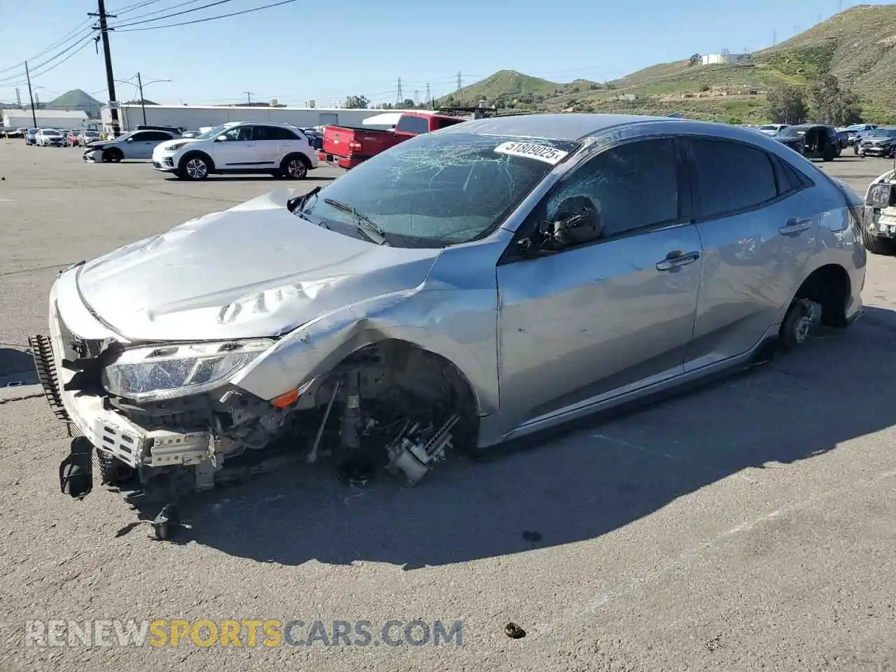 1 Photograph of a damaged car SHHFK7H4XMU415935 HONDA CIVIC 2021