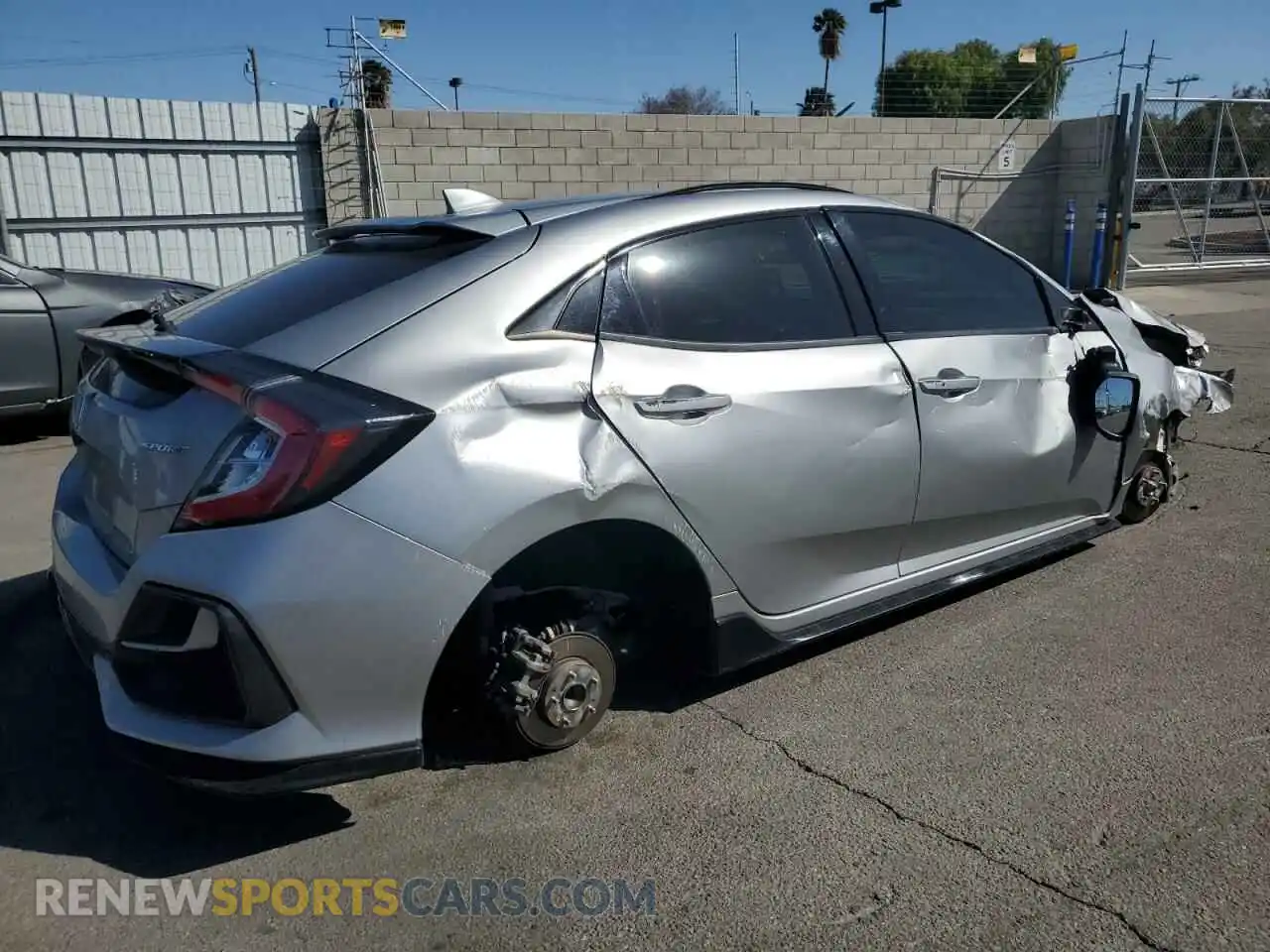 3 Photograph of a damaged car SHHFK7H4XMU415935 HONDA CIVIC 2021