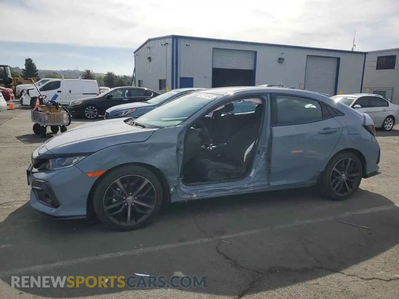 1 Photograph of a damaged car SHHFK7H4XMU419225 HONDA CIVIC 2021