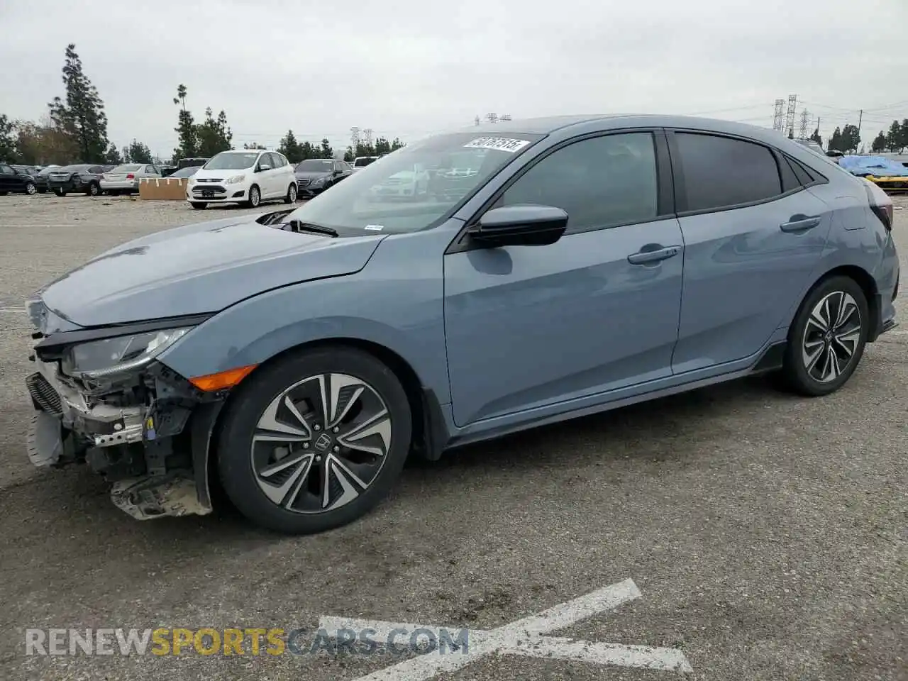 1 Photograph of a damaged car SHHFK7H4XMU422397 HONDA CIVIC 2021