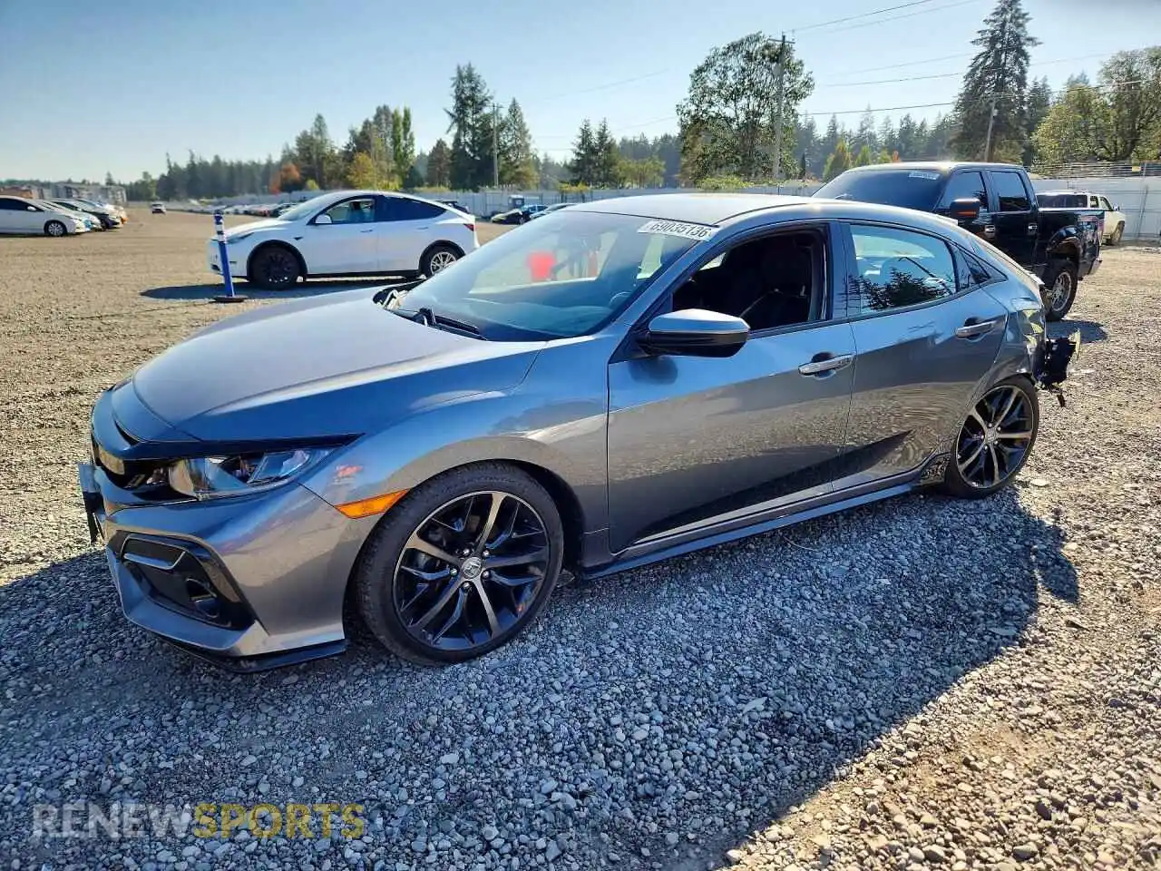 1 Photograph of a damaged car SHHFK7H4XMU425087 HONDA CIVIC 2021