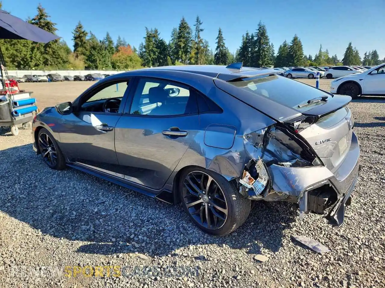 2 Photograph of a damaged car SHHFK7H4XMU425087 HONDA CIVIC 2021