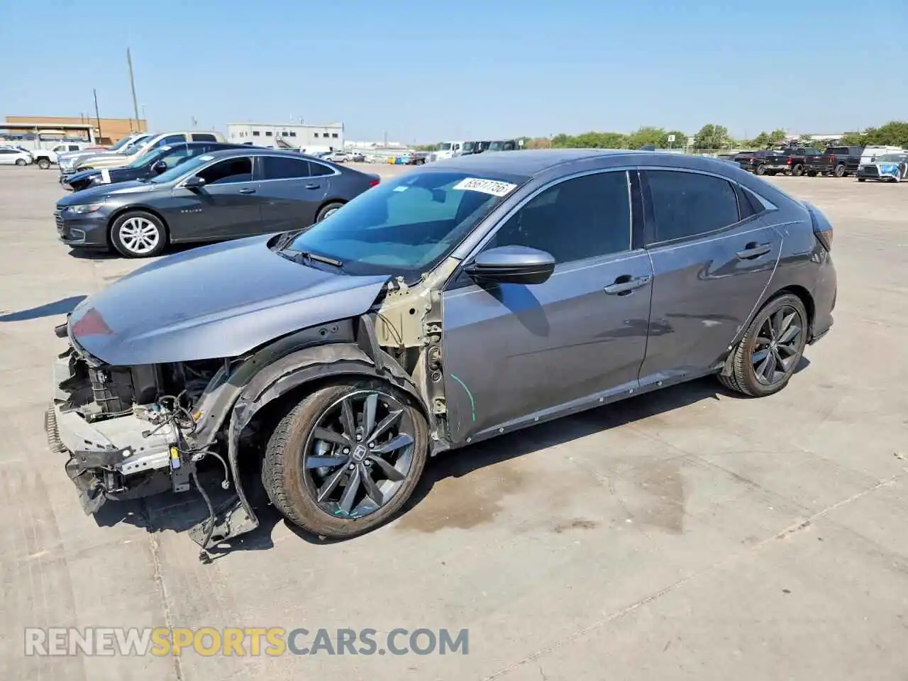 1 fotografías del automóvil dañado SHHFK7H60MU202896 HONDA CIVIC 2021