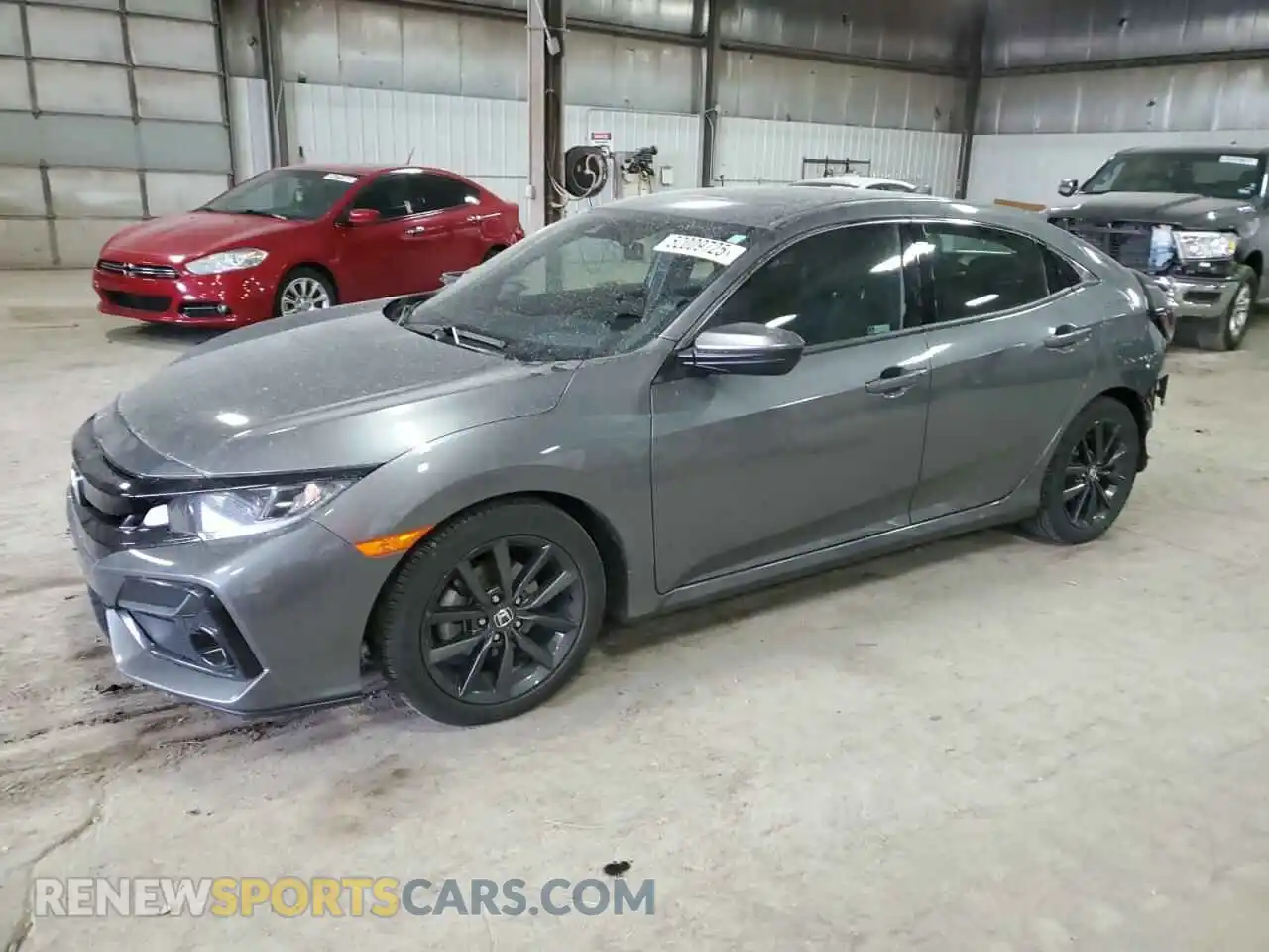 1 Photograph of a damaged car SHHFK7H60MU213610 HONDA CIVIC 2021