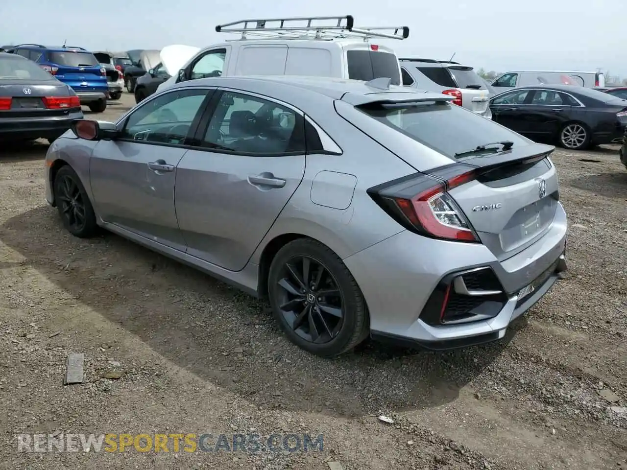 2 fotografías del automóvil dañado SHHFK7H60MU220962 HONDA CIVIC 2021