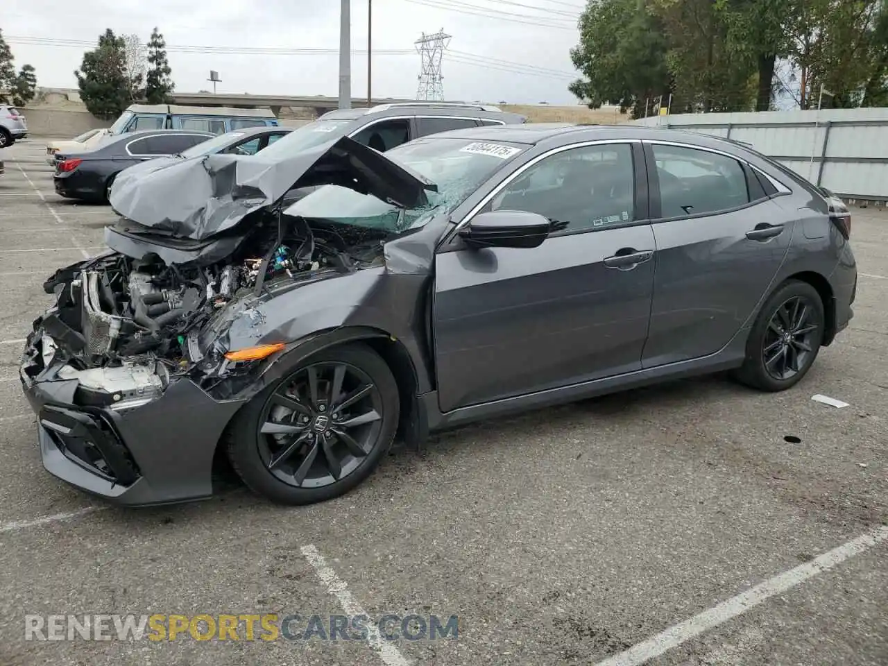1 Photograph of a damaged car SHHFK7H60MU409398 HONDA CIVIC 2021