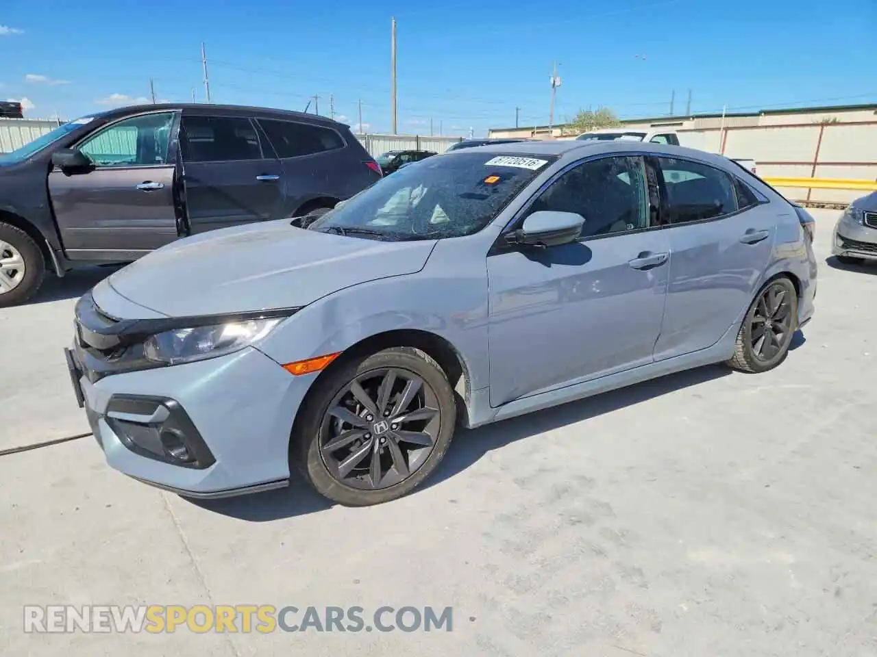 1 Photograph of a damaged car SHHFK7H60MU411328 HONDA CIVIC 2021