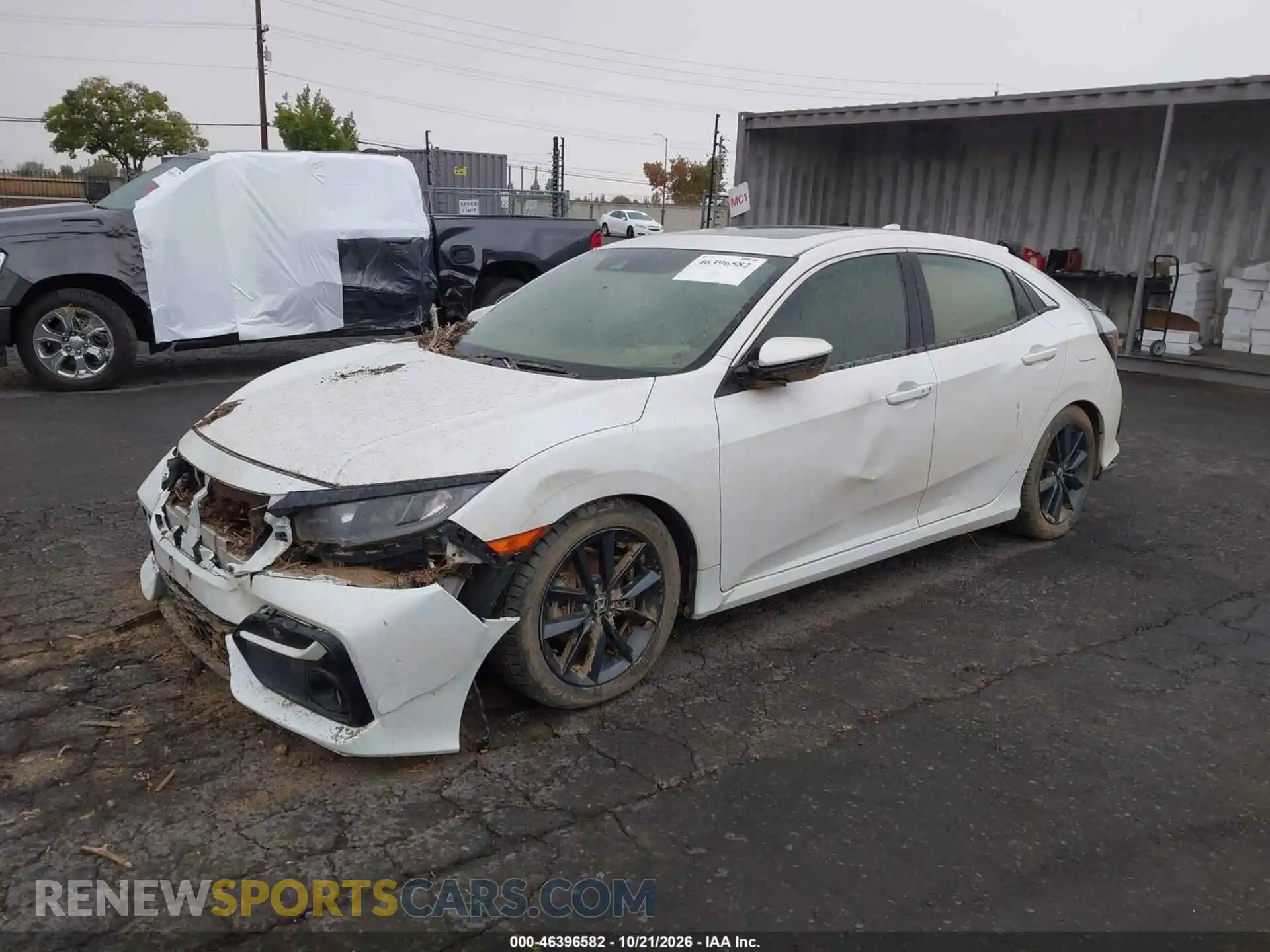 2 Фотография поврежденного автомобиля SHHFK7H60MU426931 HONDA CIVIC 2021
