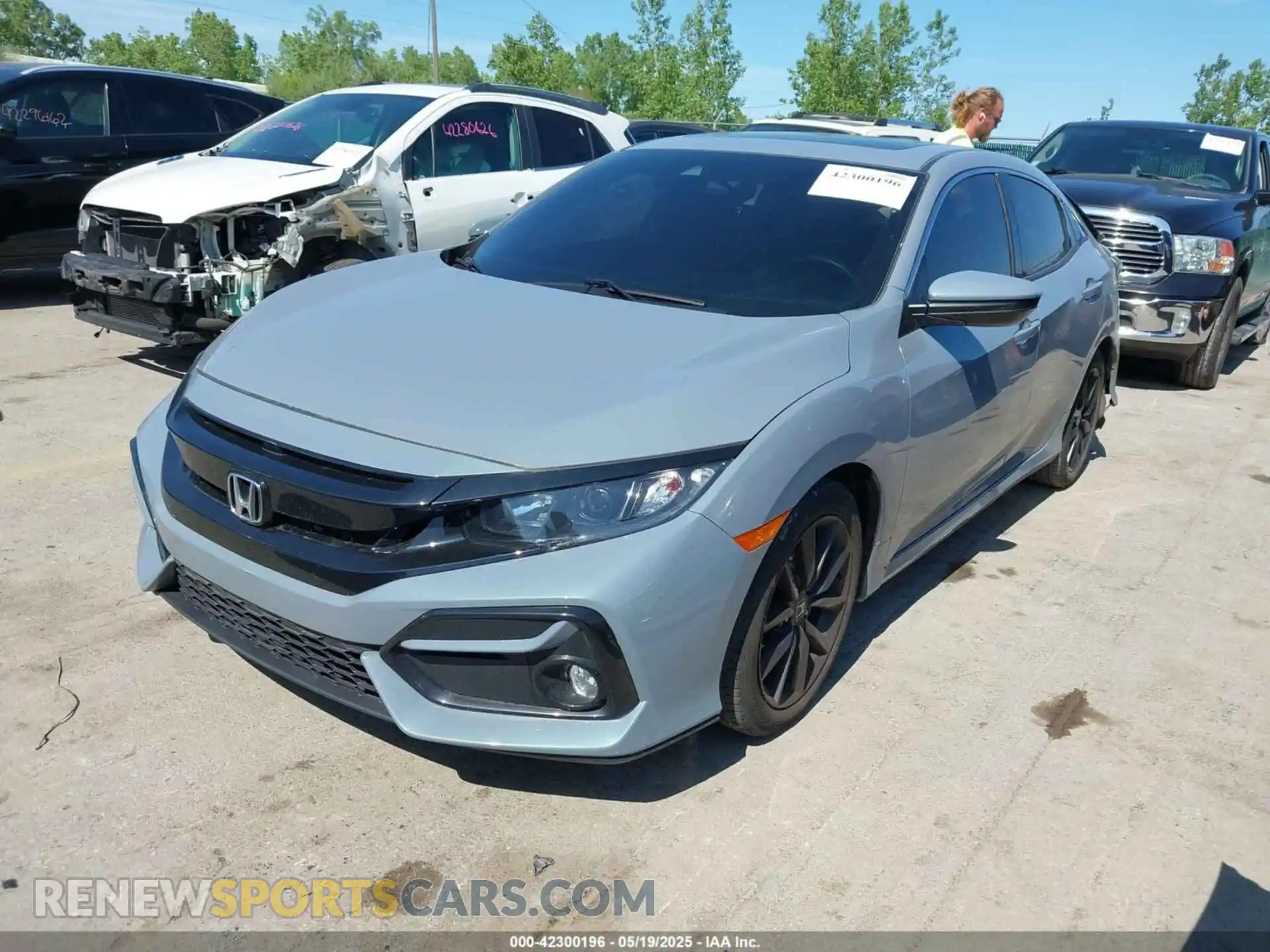 2 fotografías del automóvil dañado SHHFK7H61MU214054 HONDA CIVIC 2021