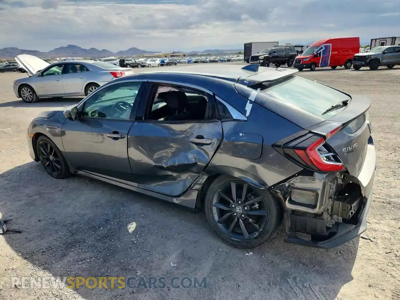 2 fotografías del automóvil dañado SHHFK7H61MU229086 HONDA CIVIC 2021