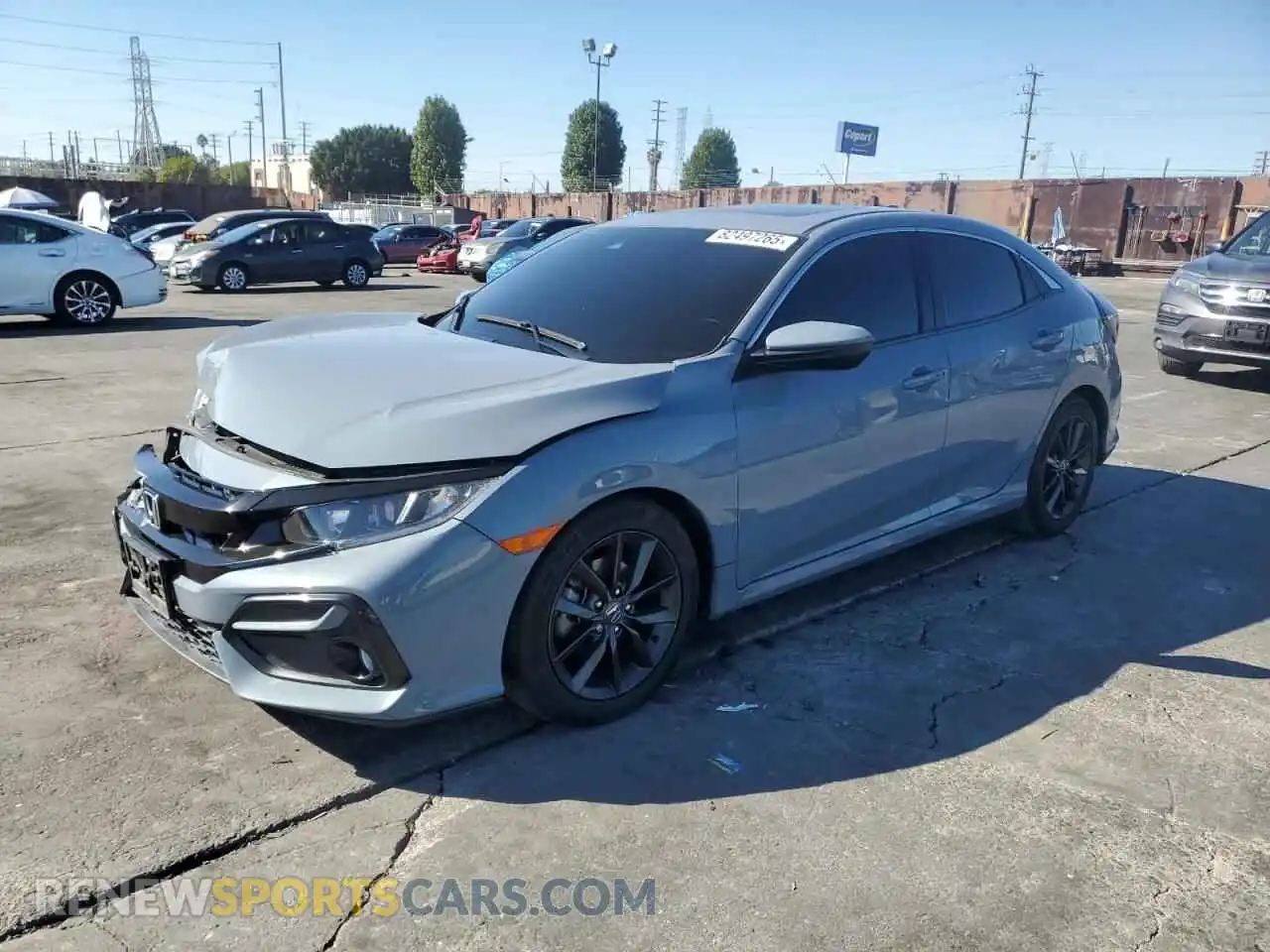 1 Photograph of a damaged car SHHFK7H61MU422032 HONDA CIVIC 2021