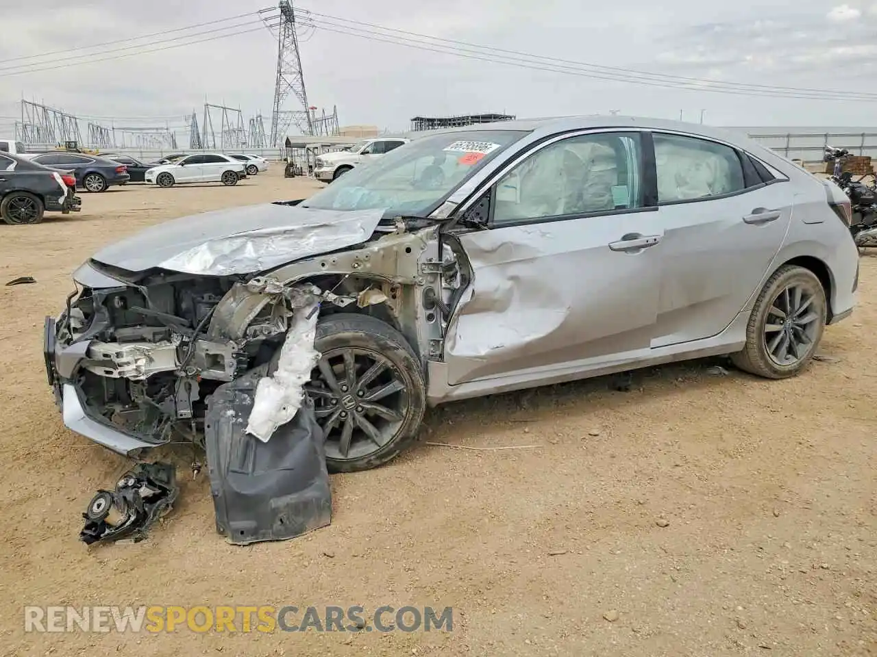 1 fotografías del automóvil dañado SHHFK7H62MU410360 HONDA CIVIC 2021