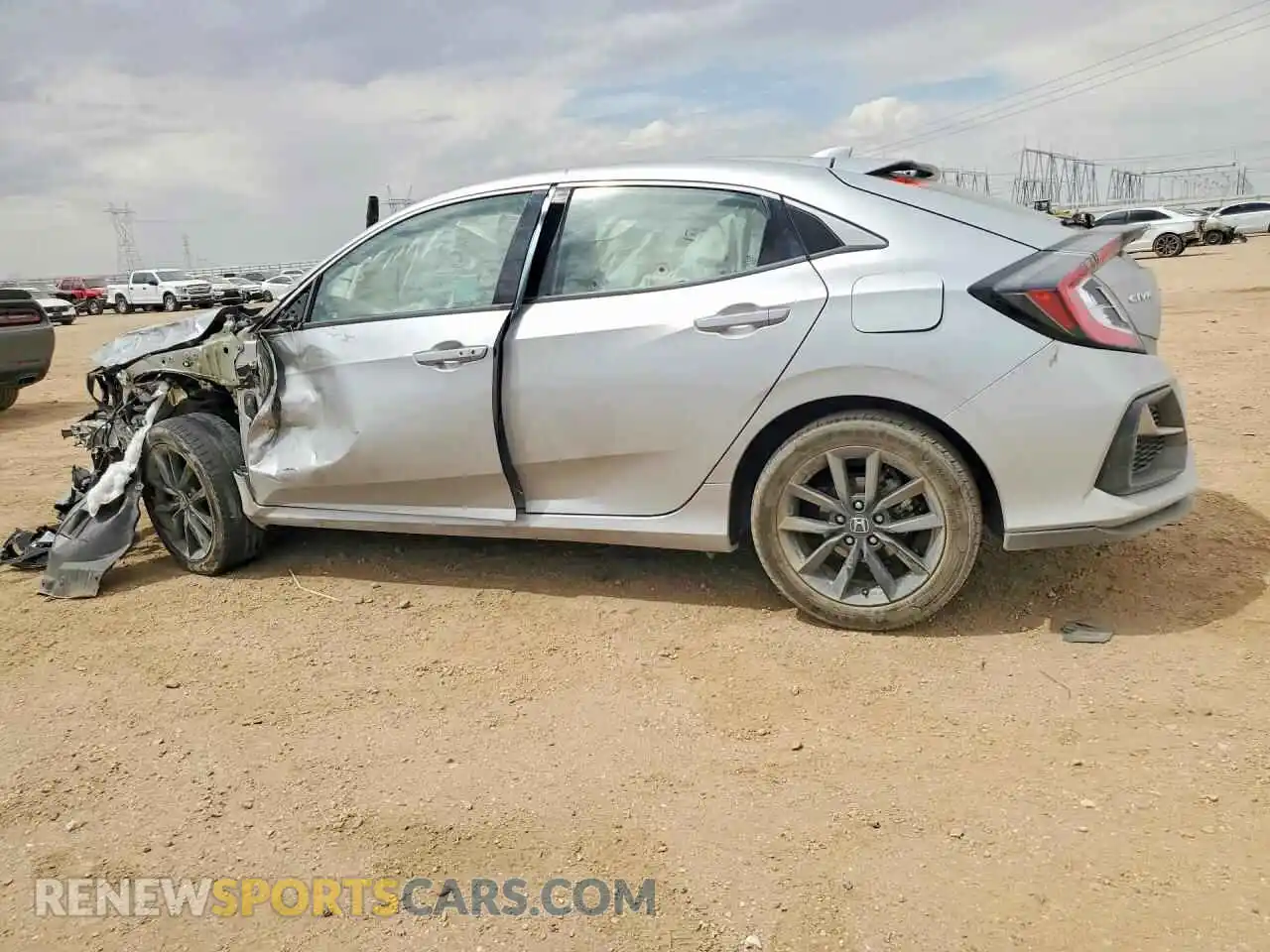 2 fotografías del automóvil dañado SHHFK7H62MU410360 HONDA CIVIC 2021