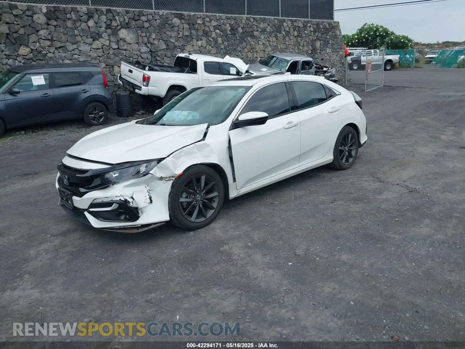 2 fotografías del automóvil dañado SHHFK7H63MU215867 HONDA CIVIC 2021
