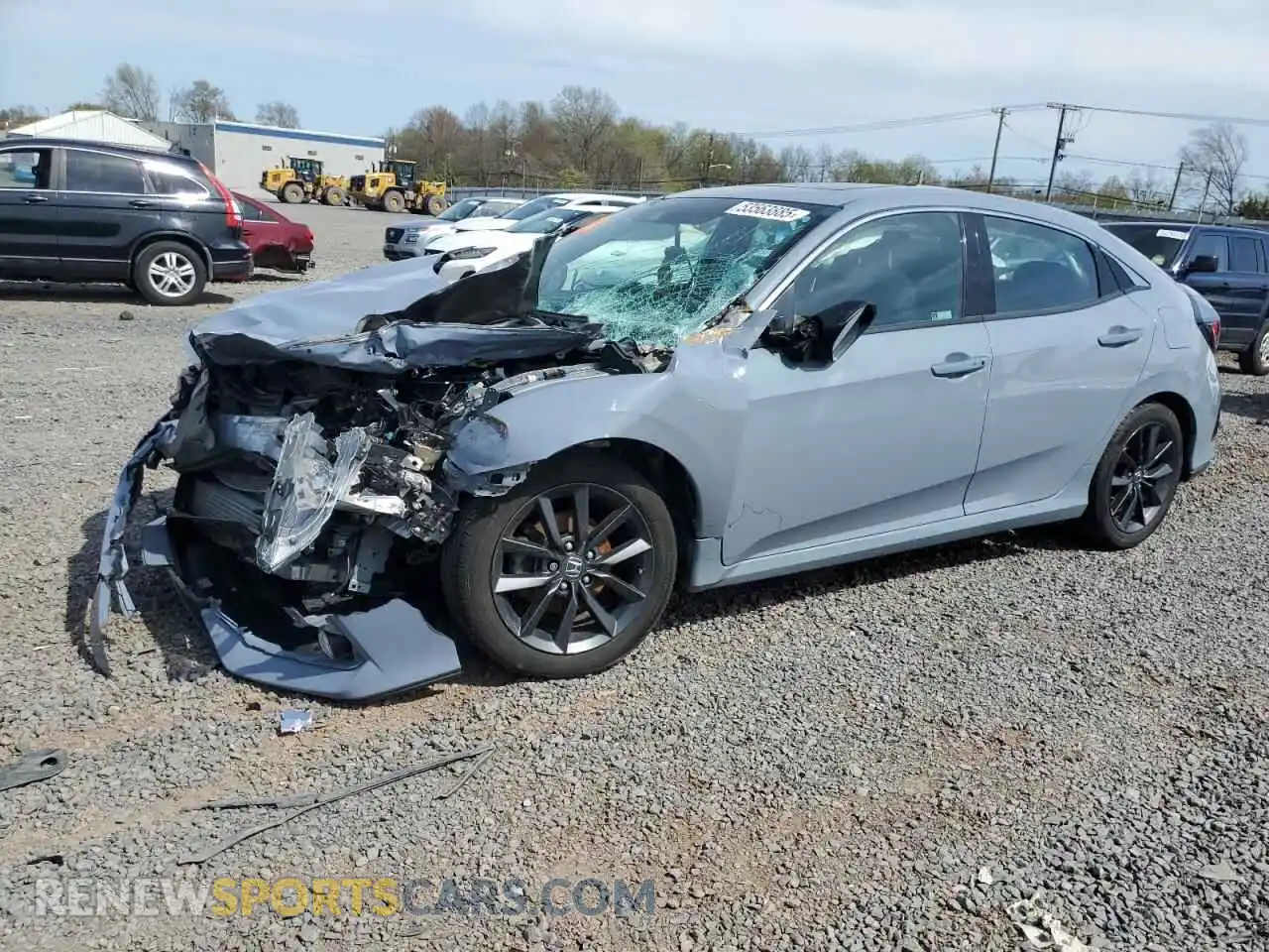 1 Photograph of a damaged car SHHFK7H63MU400338 HONDA CIVIC 2021