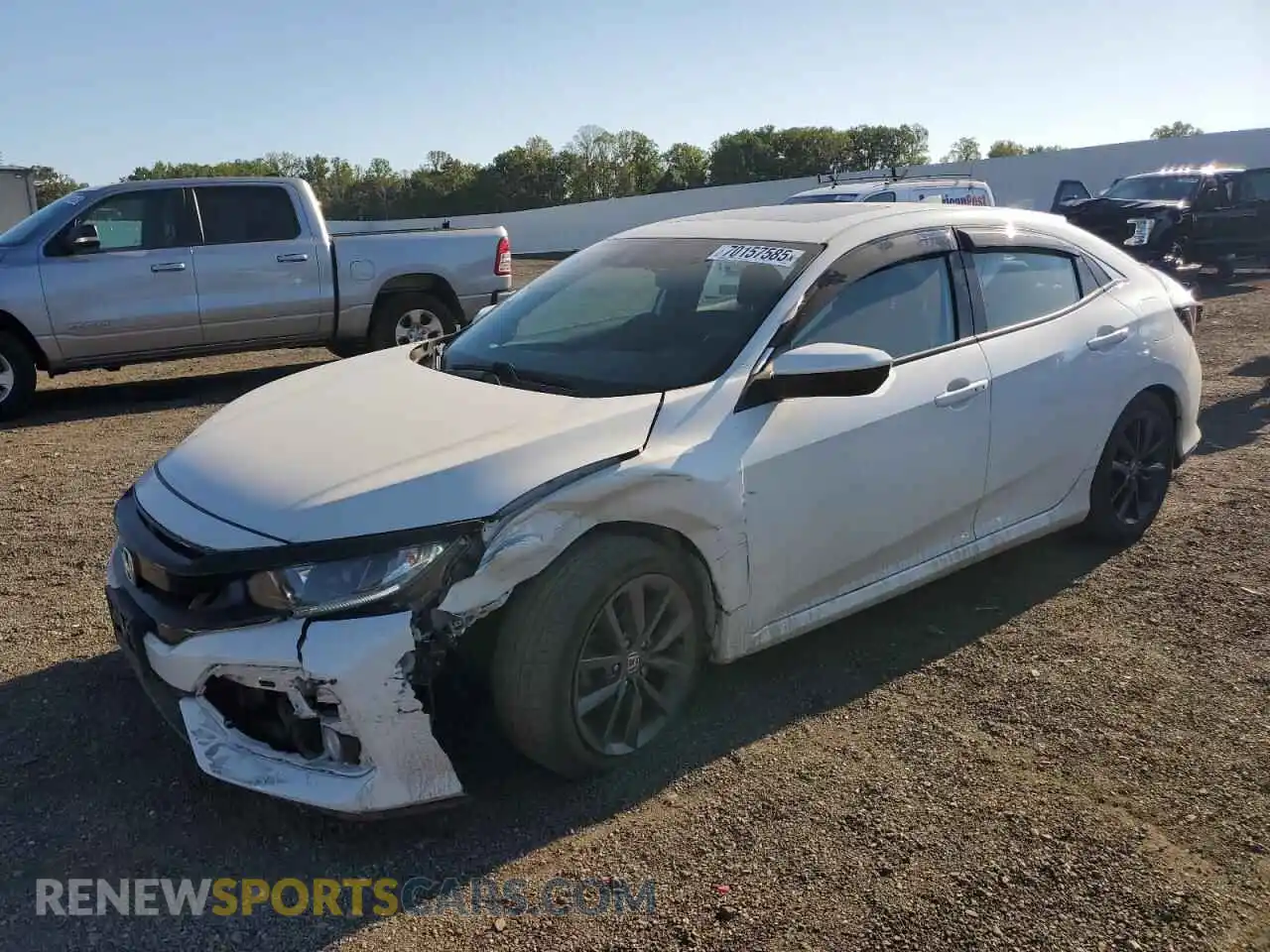1 Photograph of a damaged car SHHFK7H63MU402025 HONDA CIVIC 2021