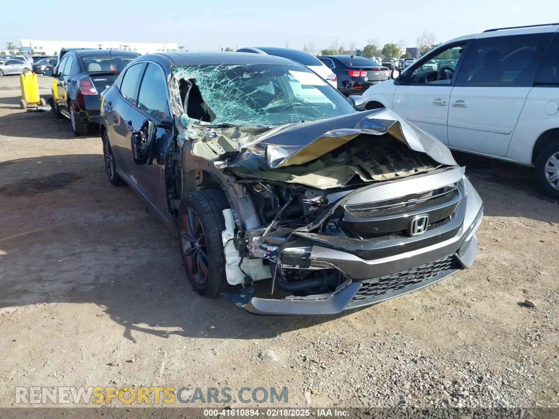 1 Photograph of a damaged car SHHFK7H63MU410108 HONDA CIVIC 2021