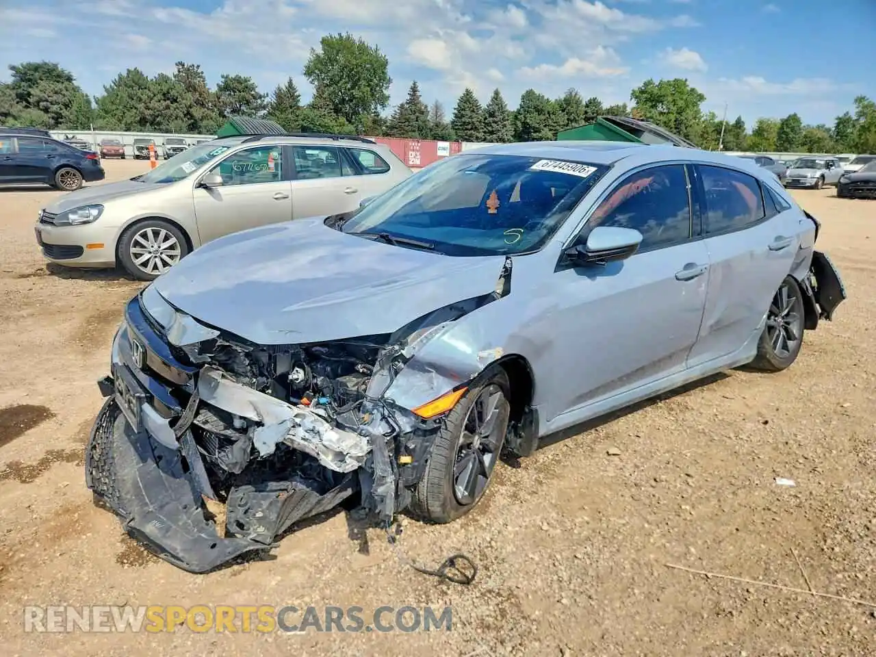 1 Photograph of a damaged car SHHFK7H64MU217515 HONDA CIVIC 2021