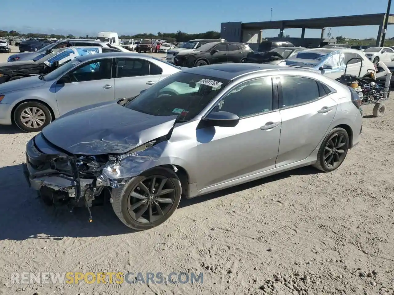 1 Photograph of a damaged car SHHFK7H64MU419657 HONDA CIVIC 2021