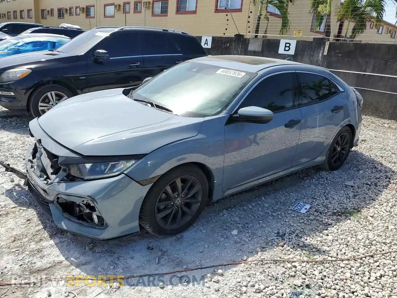 1 Фотография поврежденного автомобиля SHHFK7H65MU203610 HONDA CIVIC 2021