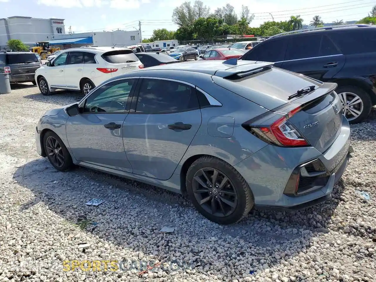 2 Фотография поврежденного автомобиля SHHFK7H65MU203610 HONDA CIVIC 2021