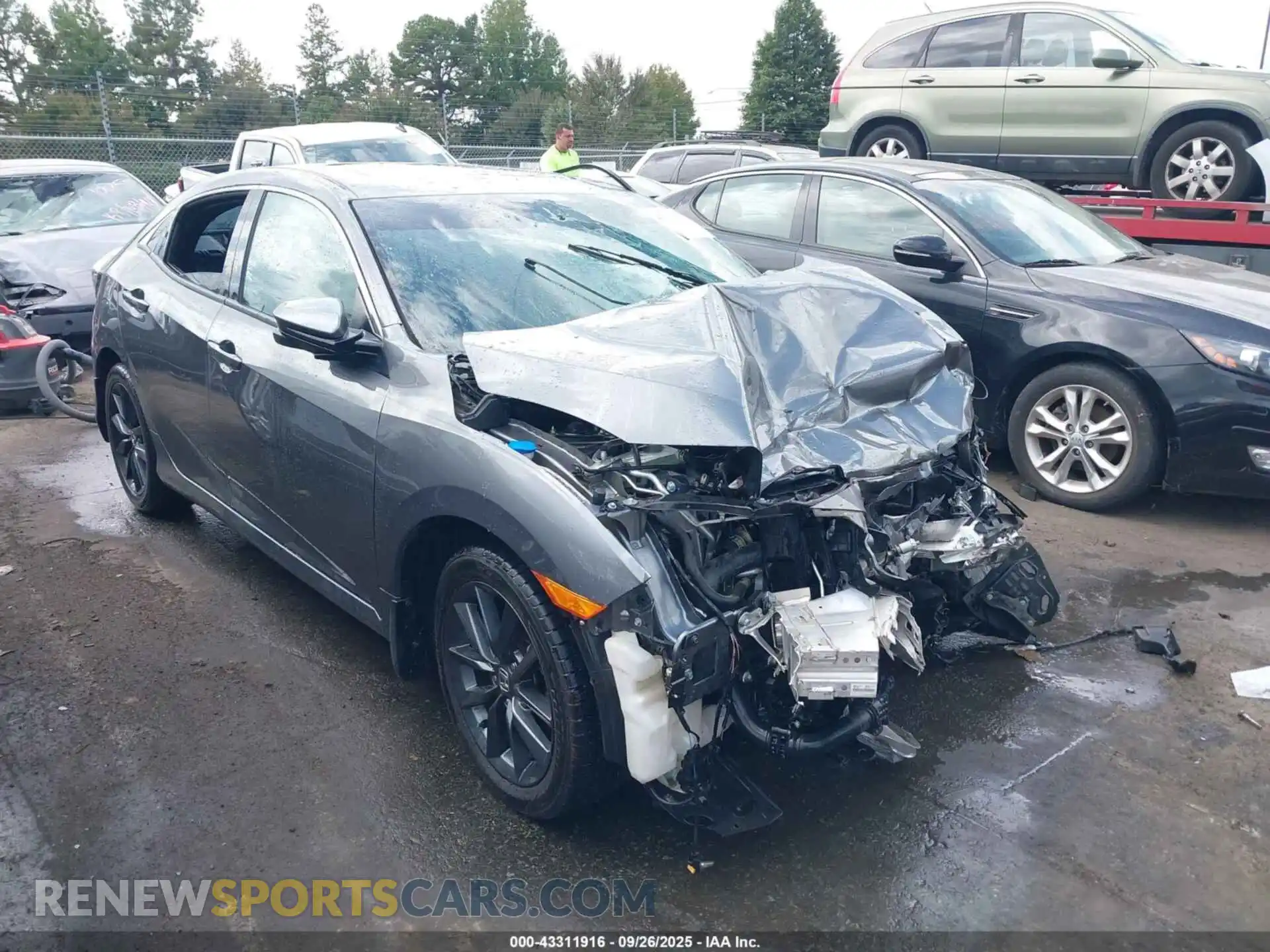 1 Photograph of a damaged car SHHFK7H65MU205258 HONDA CIVIC 2021