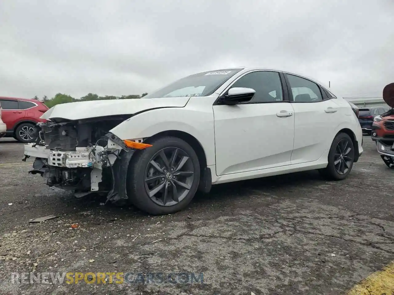 1 Photograph of a damaged car SHHFK7H65MU220102 HONDA CIVIC 2021