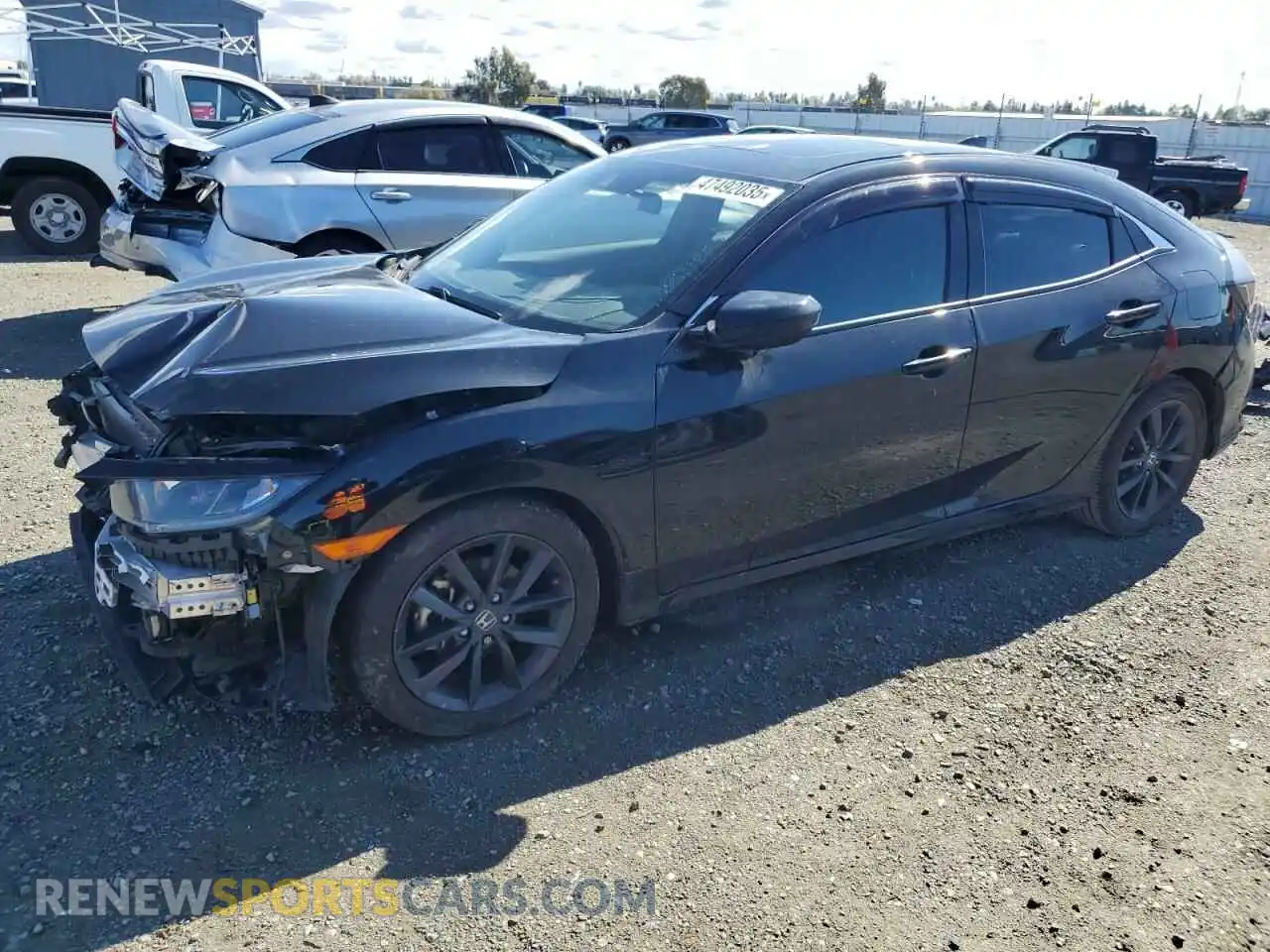1 Photograph of a damaged car SHHFK7H65MU420770 HONDA CIVIC 2021
