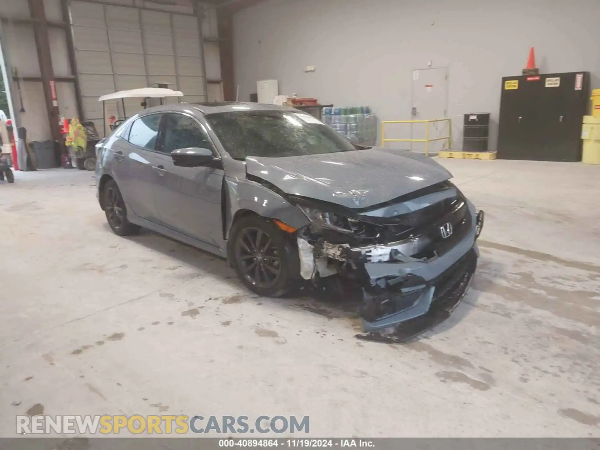 1 Photograph of a damaged car SHHFK7H66MU218617 HONDA CIVIC 2021