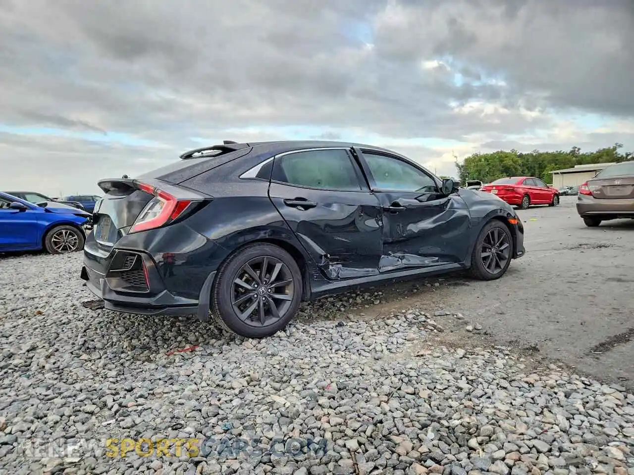 3 Фотография поврежденного автомобиля SHHFK7H67MU204452 HONDA CIVIC 2021