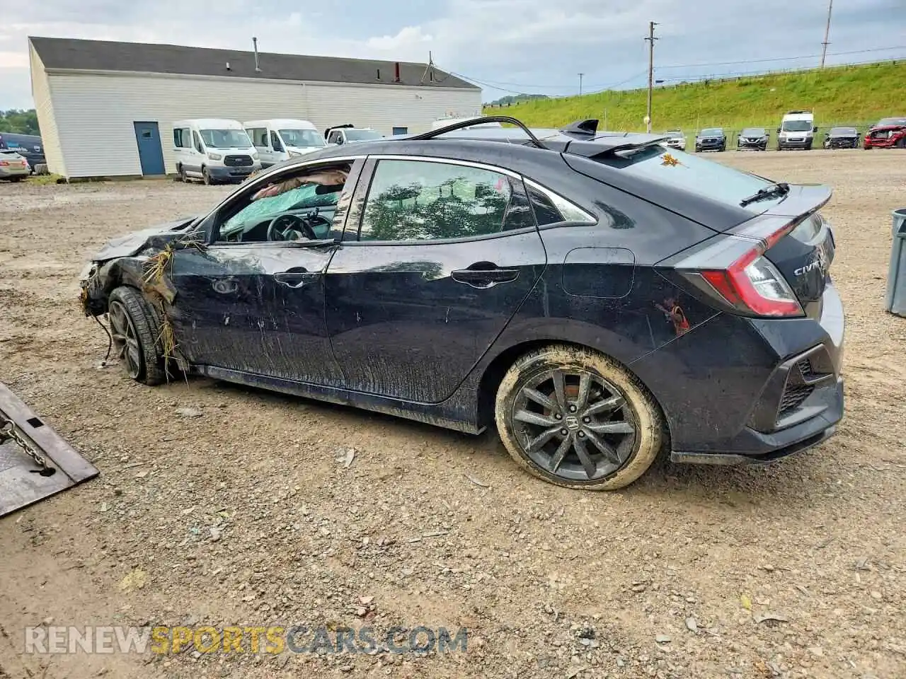 2 fotografías del automóvil dañado SHHFK7H67MU410886 HONDA CIVIC 2021