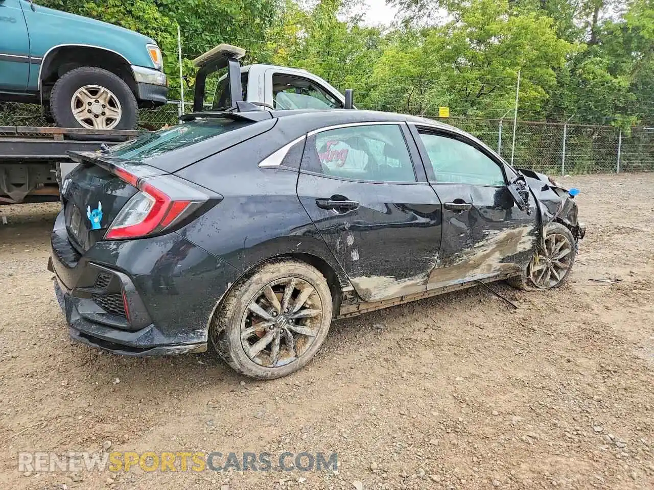 3 fotografías del automóvil dañado SHHFK7H67MU410886 HONDA CIVIC 2021