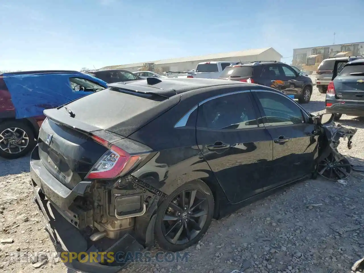 3 Photograph of a damaged car SHHFK7H68MU218280 HONDA CIVIC 2021
