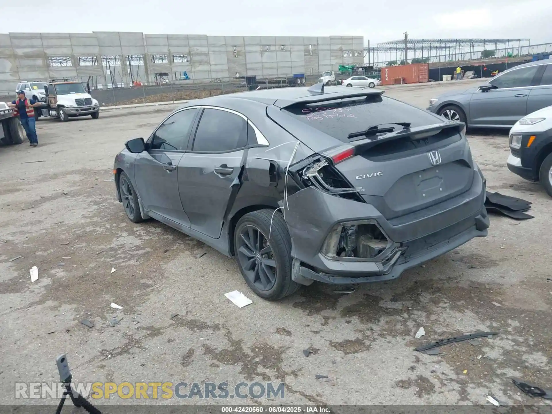 3 Photograph of a damaged car SHHFK7H68MU220210 HONDA CIVIC 2021