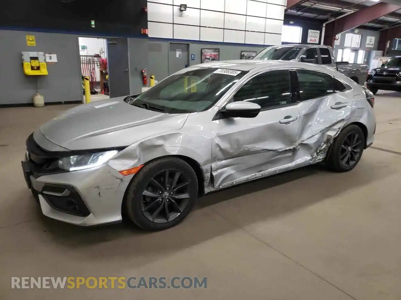 1 Photograph of a damaged car SHHFK7H68MU416499 HONDA CIVIC 2021