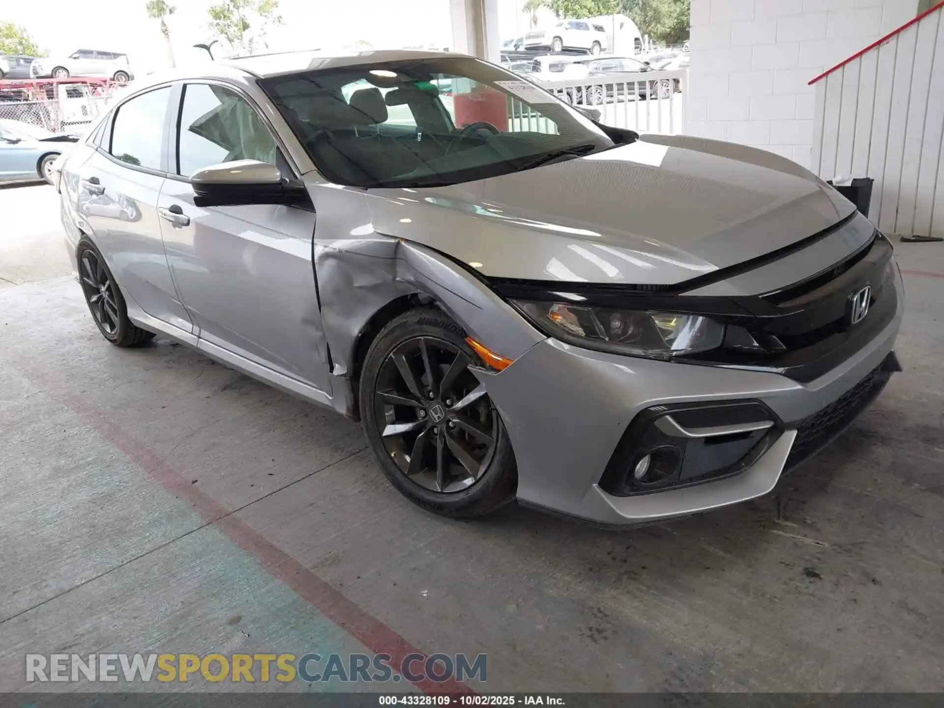 1 Photograph of a damaged car SHHFK7H68MU424232 HONDA CIVIC 2021