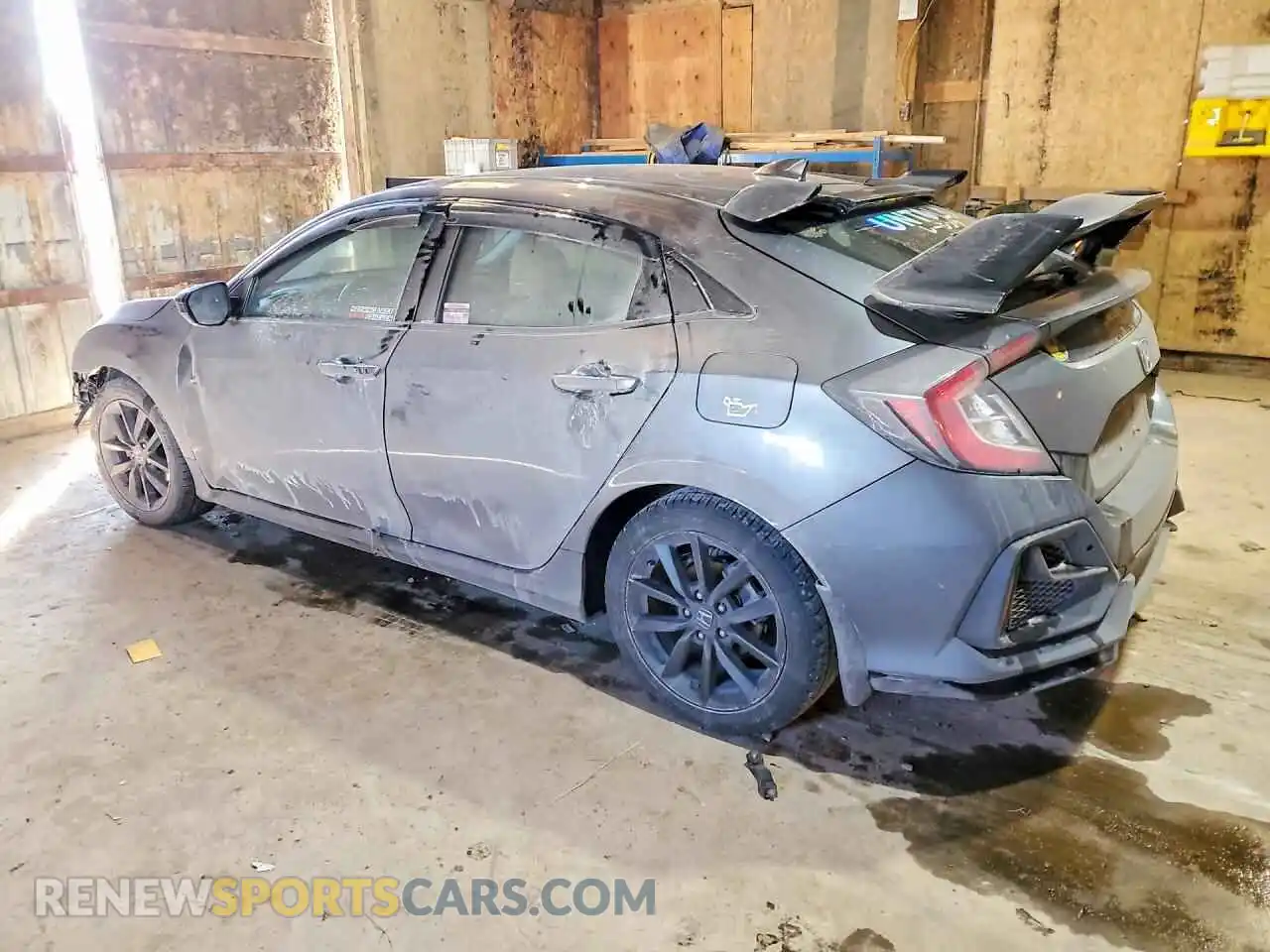 2 fotografías del automóvil dañado SHHFK7H69MU202220 HONDA CIVIC 2021