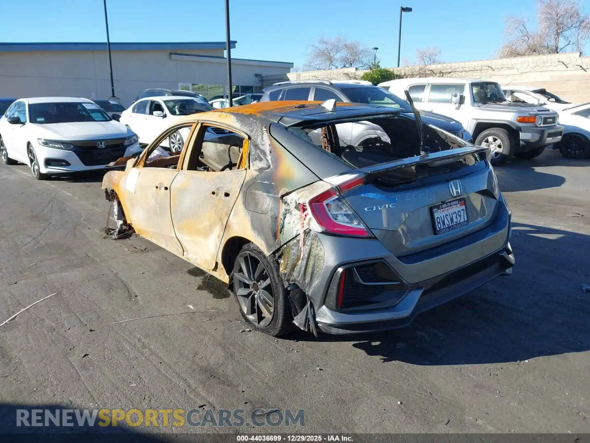 3 Photograph of a damaged car SHHFK7H69MU206431 HONDA CIVIC 2021