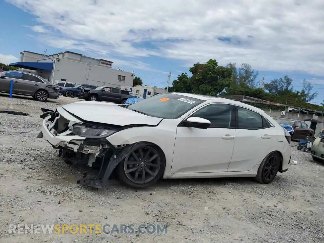 1 Photograph of a damaged car SHHFK7H69MU215873 HONDA CIVIC 2021