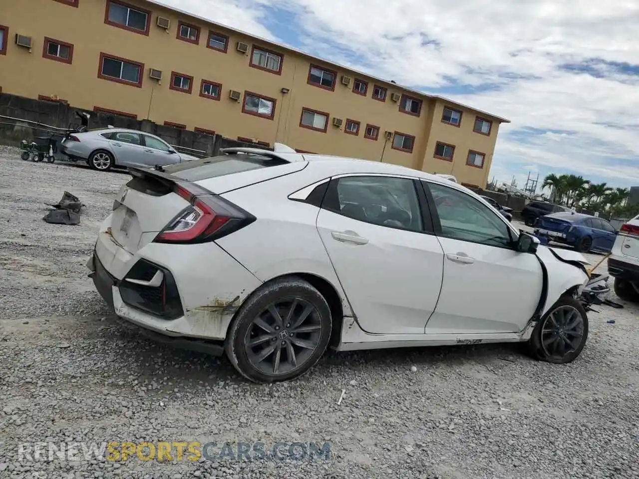 3 Photograph of a damaged car SHHFK7H69MU215873 HONDA CIVIC 2021