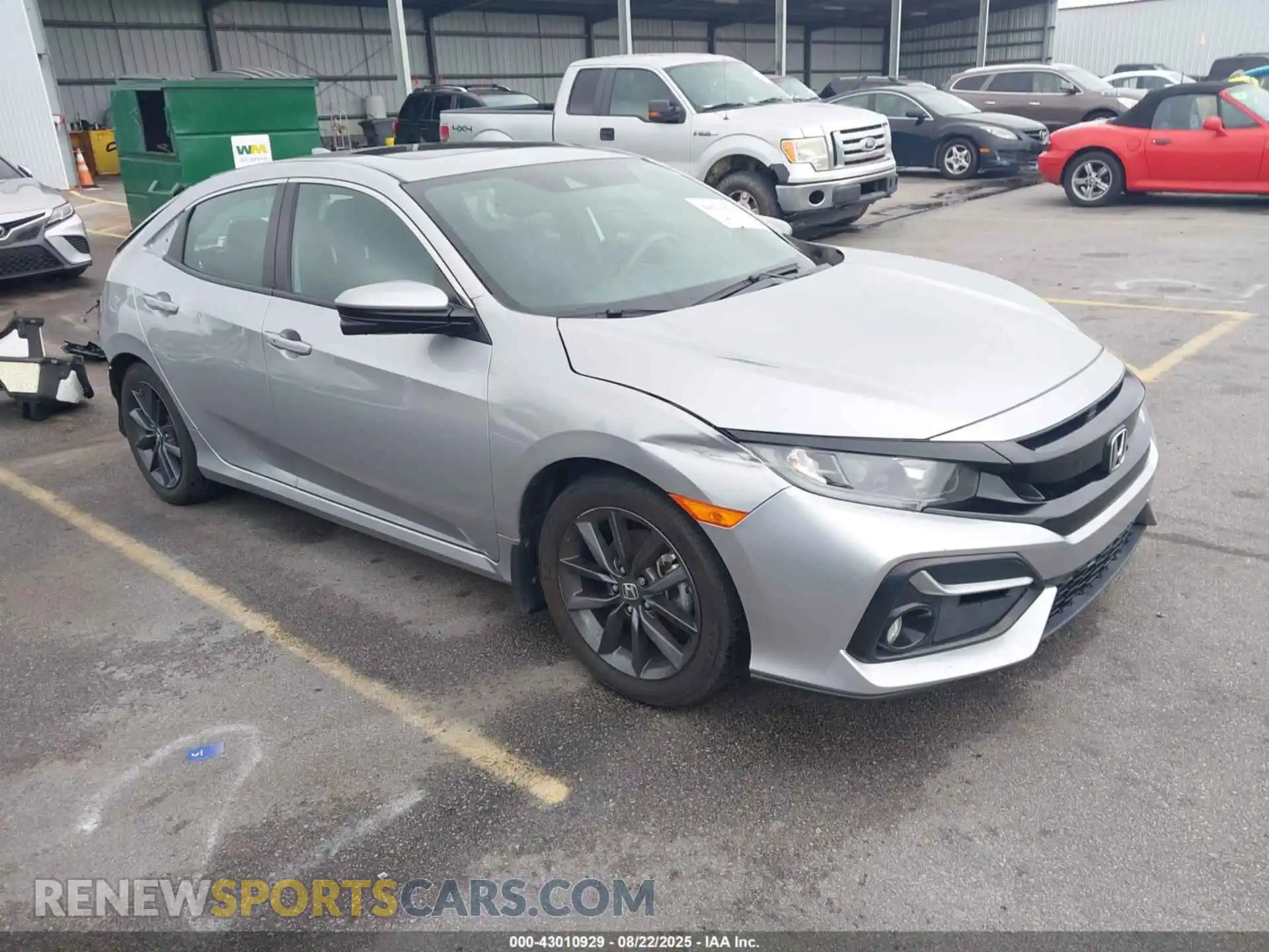 1 Photograph of a damaged car SHHFK7H69MU224928 HONDA CIVIC 2021