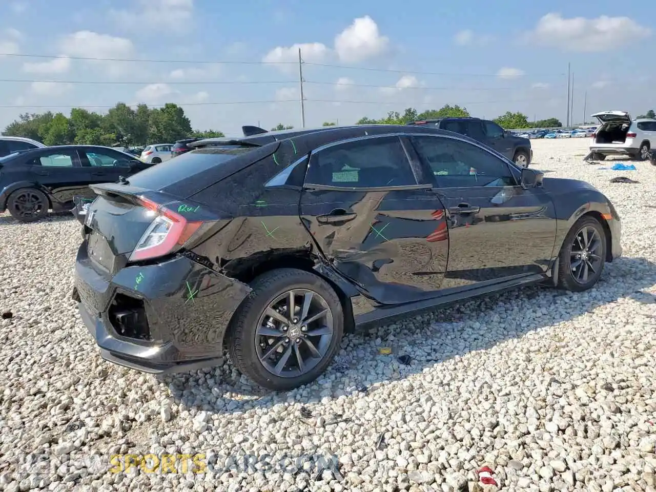 3 Photograph of a damaged car SHHFK7H69MU230874 HONDA CIVIC 2021