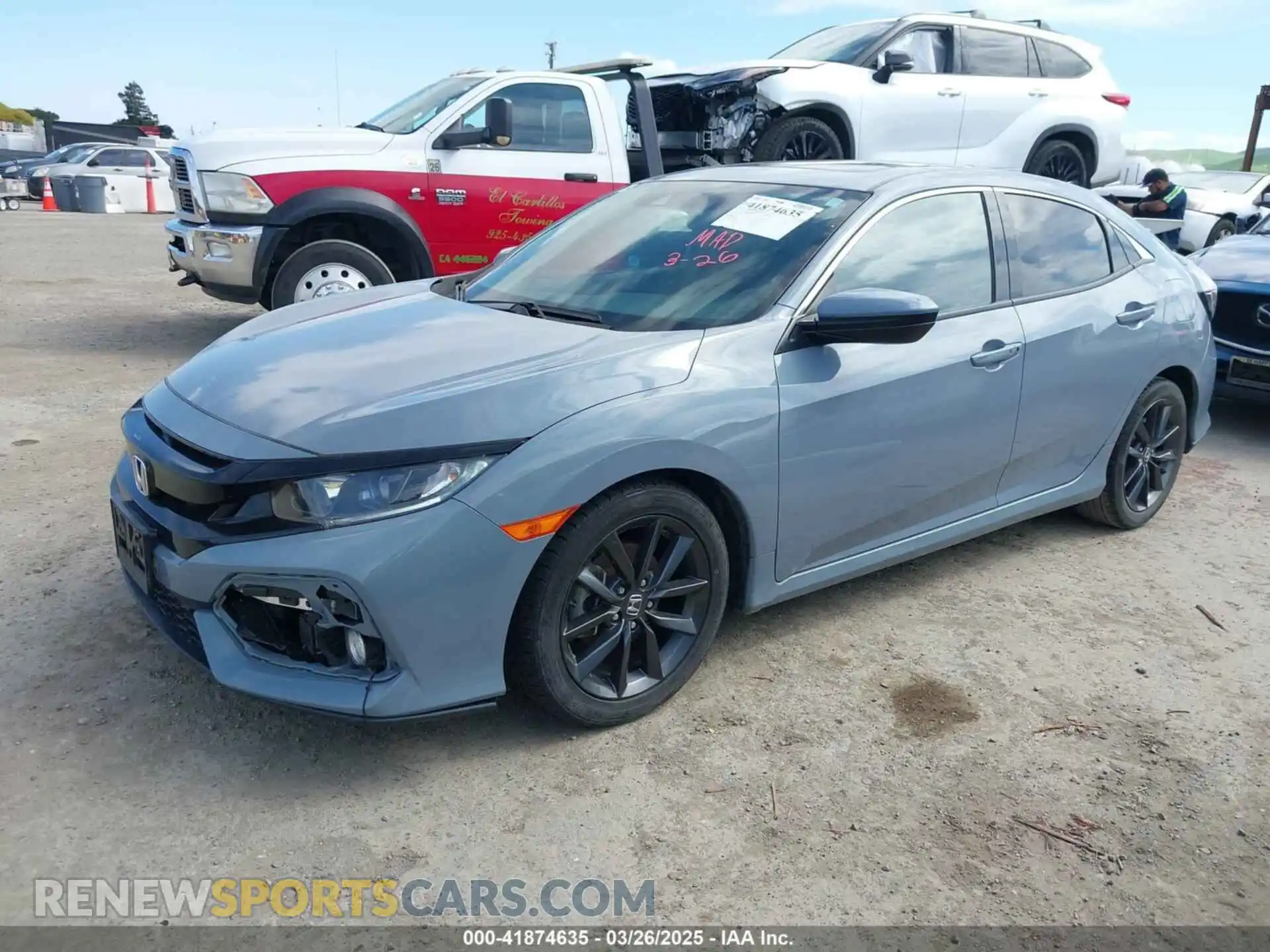 2 Photograph of a damaged car SHHFK7H69MU408511 HONDA CIVIC 2021