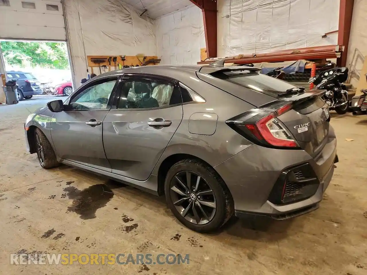 2 fotografías del automóvil dañado SHHFK7H69MU424451 HONDA CIVIC 2021