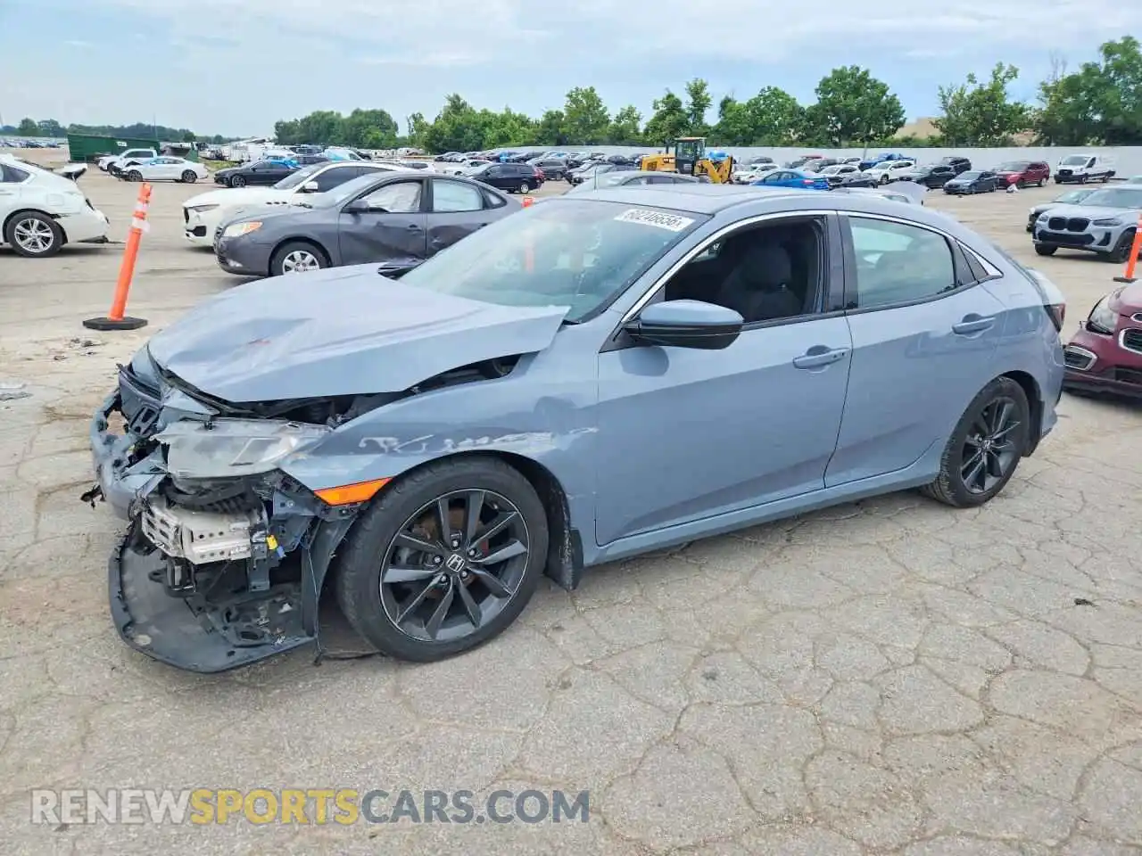 1 Photograph of a damaged car SHHFK7H6XMU202579 HONDA CIVIC 2021