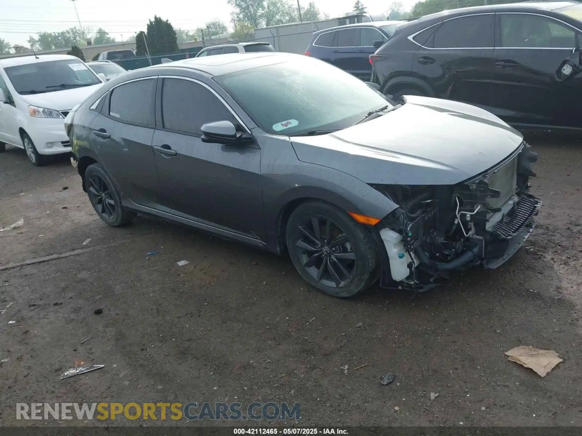1 Photograph of a damaged car SHHFK7H6XMU211721 HONDA CIVIC 2021