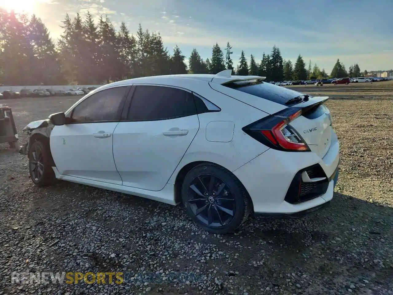 2 fotografías del automóvil dañado SHHFK7H6XMU405679 HONDA CIVIC 2021