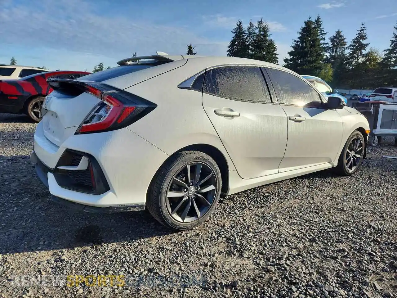 3 fotografías del automóvil dañado SHHFK7H6XMU405679 HONDA CIVIC 2021