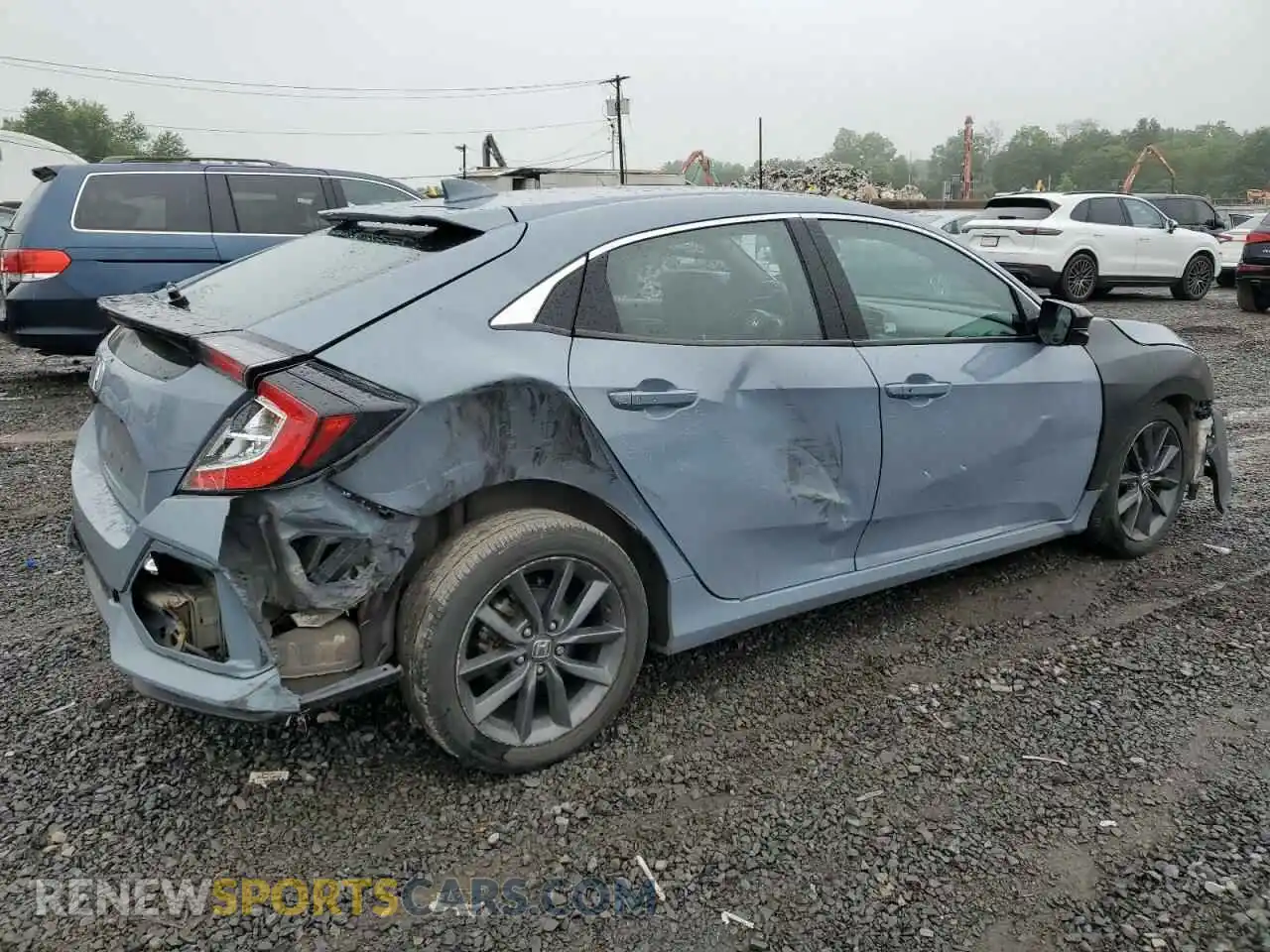 3 Photograph of a damaged car SHHFK7H6XMU419100 HONDA CIVIC 2021