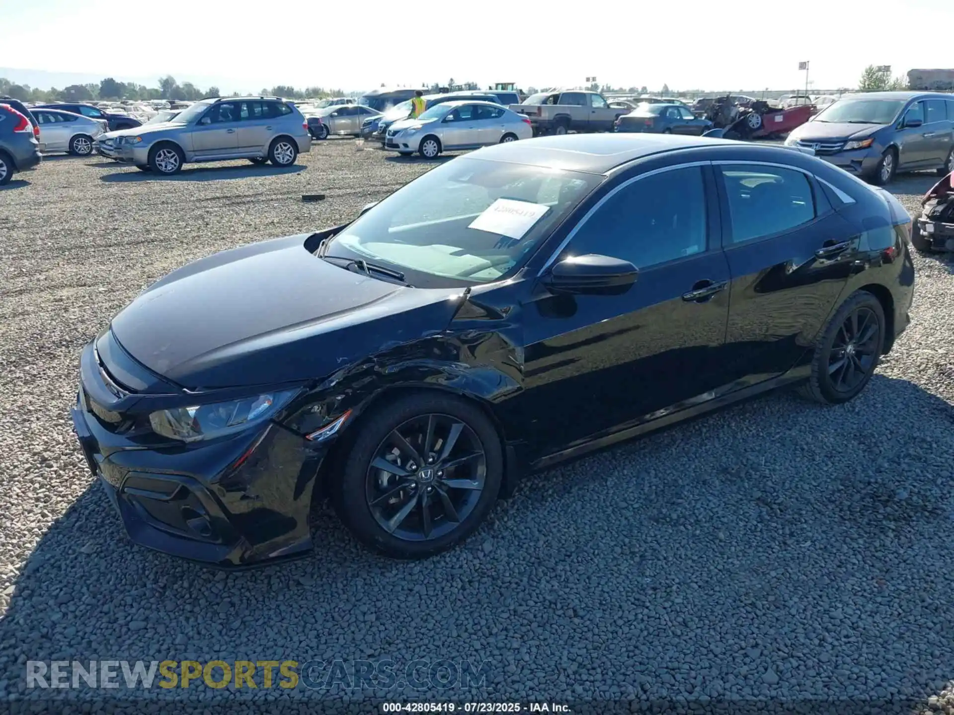2 Photograph of a damaged car SHHFK7H6XMU425477 HONDA CIVIC 2021